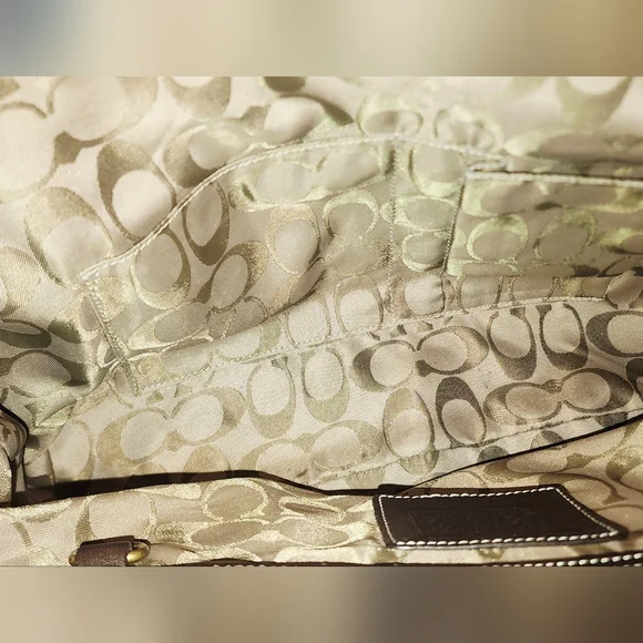 COACH VINTAGE SUEDE, BLUE SOHO-Hampton Satchel 9507 FREE SHIPPING - Picture 13 of 14